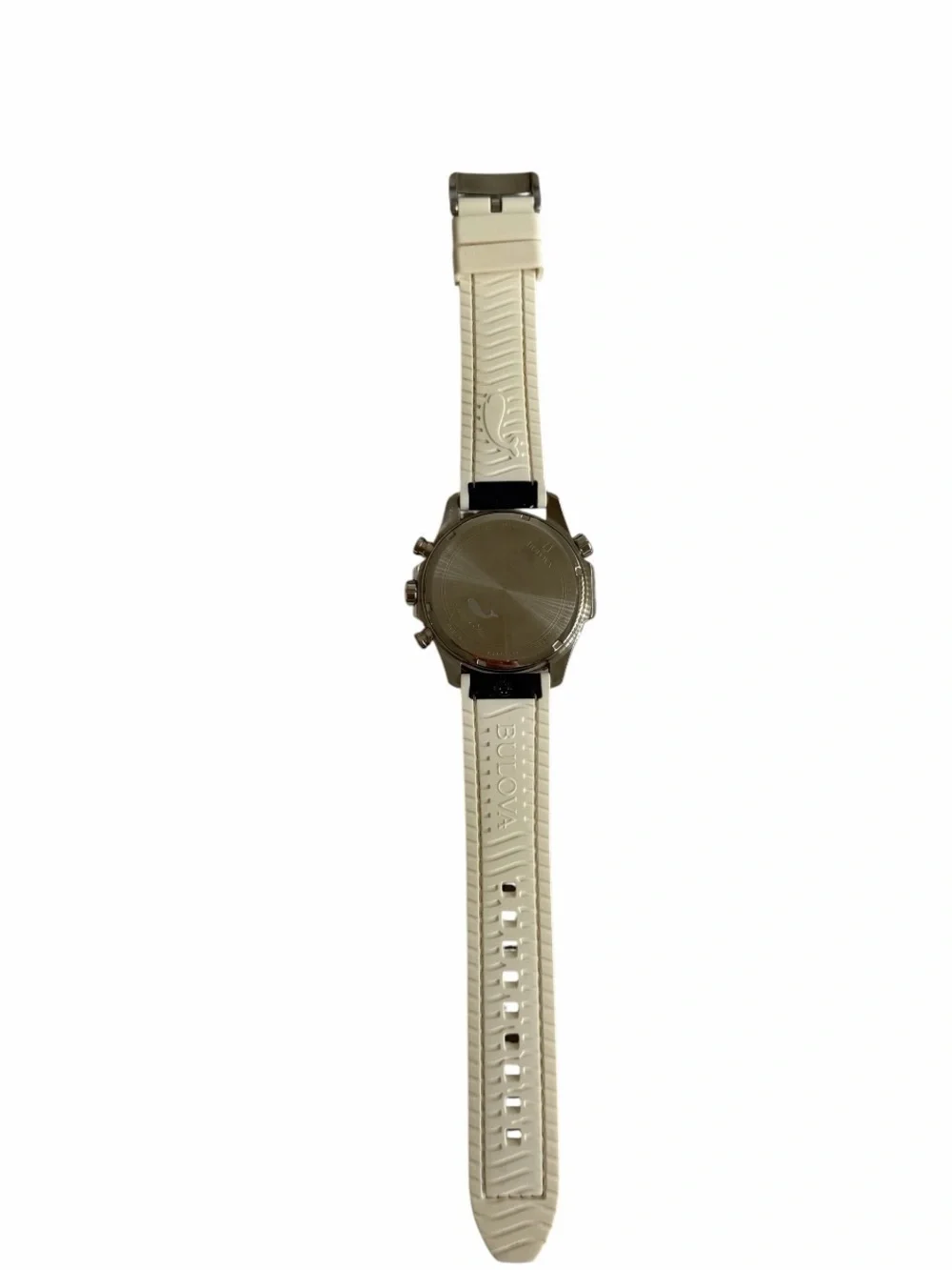 Bulova Navy and white  Chronograph Wristwatch